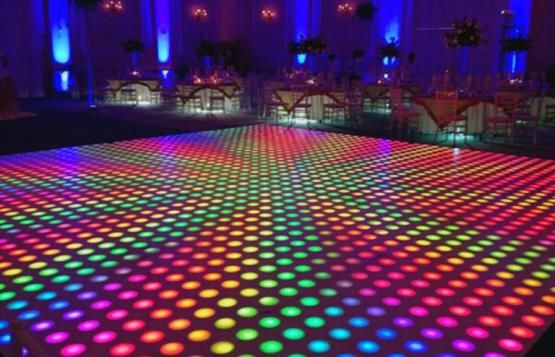 Detalle de pista LED